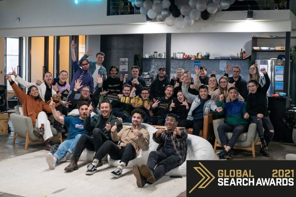 I am honoured and humbled by the hard work our whole team put into getting here.
If a team carries the oars for speed, then <a href="/HarrySandersSEO/">Harry Sanders</a>, <a href="/lawrencehitches/">Lawrence H</a> &amp; Anthony Barone are the rudders. We are now officially, the best global large SEO agency. 🏅

globalsearchawards.net/2021-winners/