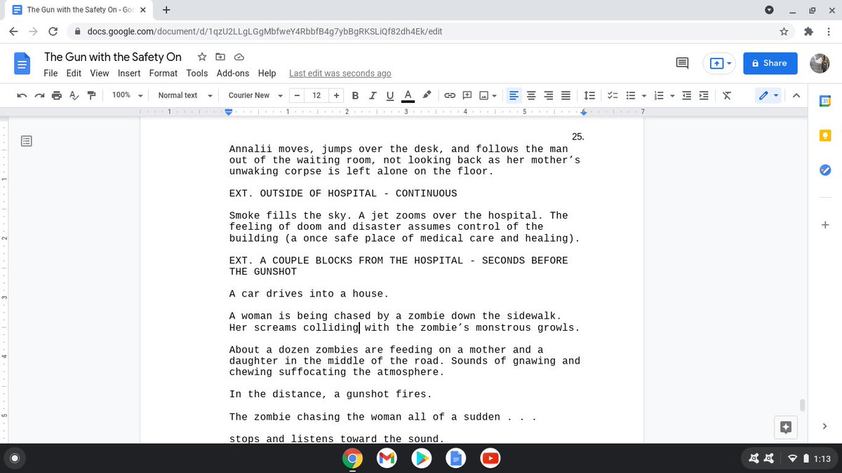WriterInHorror's tweet photo. #amwriting #screenplay #writerslife https://t.co/nijQcXTJUJ