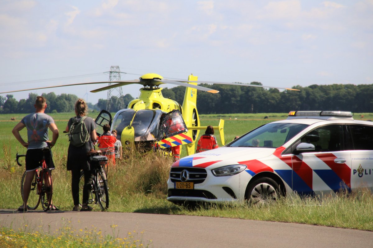Melding traumahelikopter Eext