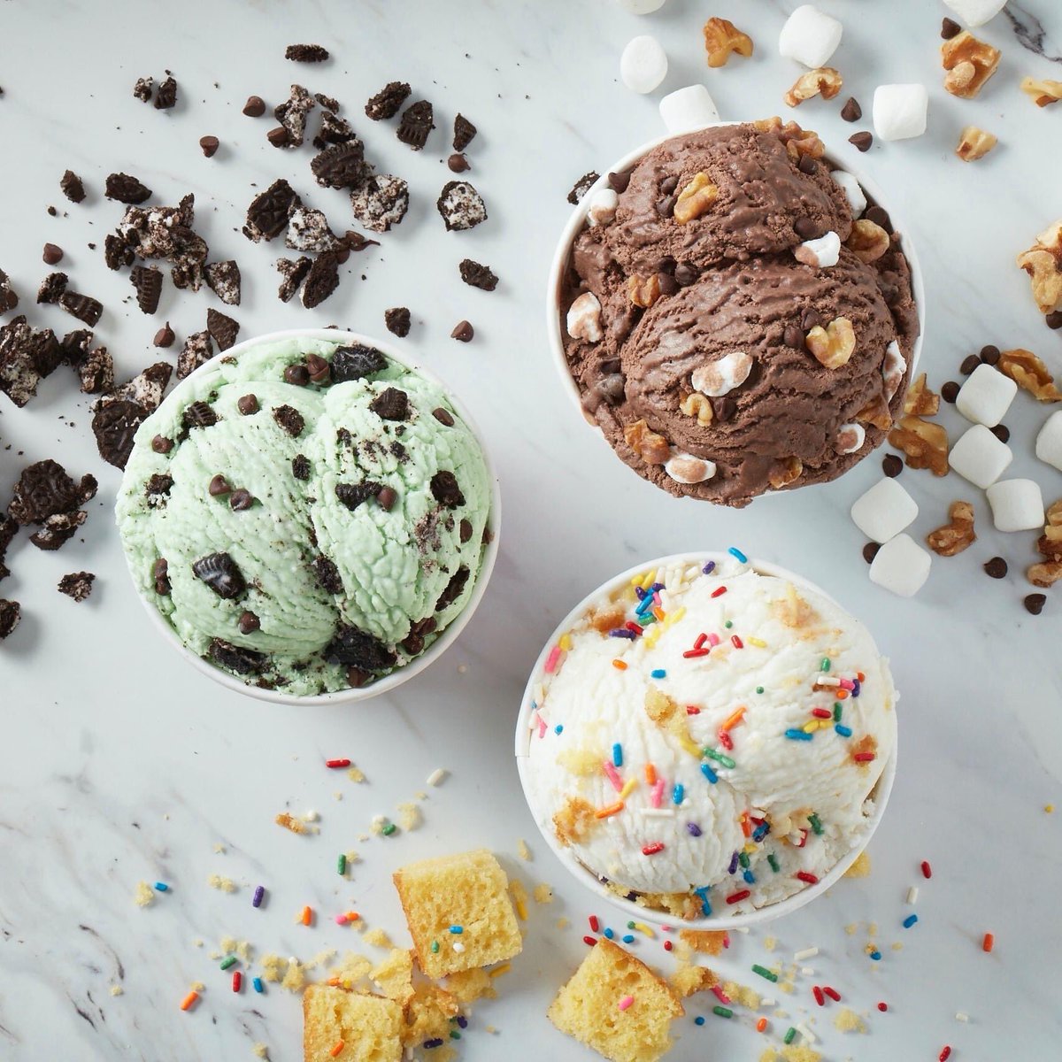 StwOKMarbleSlab's tweet photo. YES, WE’RE SCREAMING! Today is #NATIONALICECREAMDAY 🍦🍨🎉 https://t.co/ZcD0feRliN