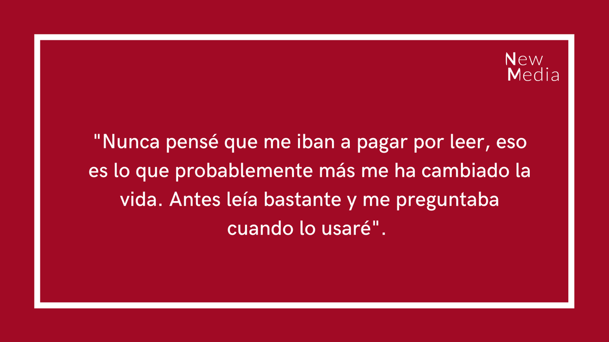 NewMediaTFM's tweet photo. [ENTREVISTA] El responsable de La Biblioteca de Merlín, canal cultural de #Youtube, nos cuenta su experiencia en esta plataforma. Además, nos brinda sus alcances sobre el #periodismo en la era #digital. 

Por Erick Gamarra✍️
La entrevista completa en: https://t.co/gQymjBkvgL https://t.co/fZeSfzkRra