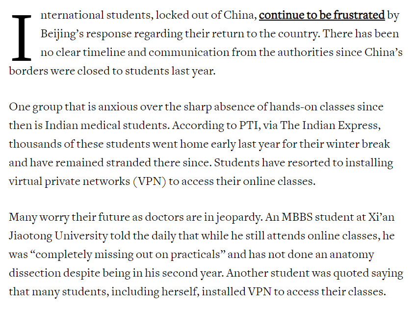 takeusbacktoCHN's tweet photo. Indian medical students anxious to return to China

#PMModiHelpIntlStudents #TakeUsBackToChina https://t.co/4e0maPC01I