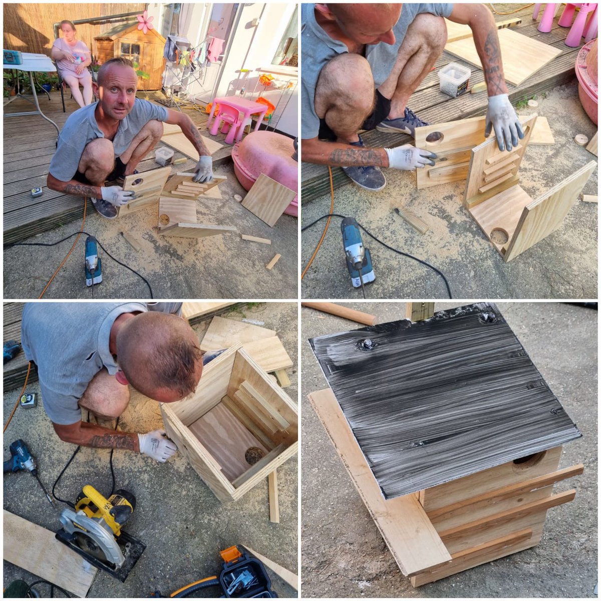 VMpropertyDIY's tweet photo. Squirrel house 🐿️🏡, build with Alexander @tawroginski Domek dla wiewiorek🐿️🏡🛠️🌲🐿️🌳 #squirrel #ourgarden #squirrelhouse @mtawroginska #wiewiórki fot. Alexander @tawroginski #samsung #s21 👍😃😃⭐⭐ https://t.co/SF7Ml2iQVS