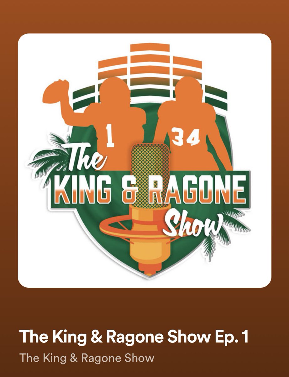 Very excited to announce our first episode of The King & Ragone Show is out now on Spotify! Our YouTube video will be up later today! Each episode we are enjoying and getting better! 
Next guest- @LouHedleyy !!! Make sure y’all follow and tune in!!