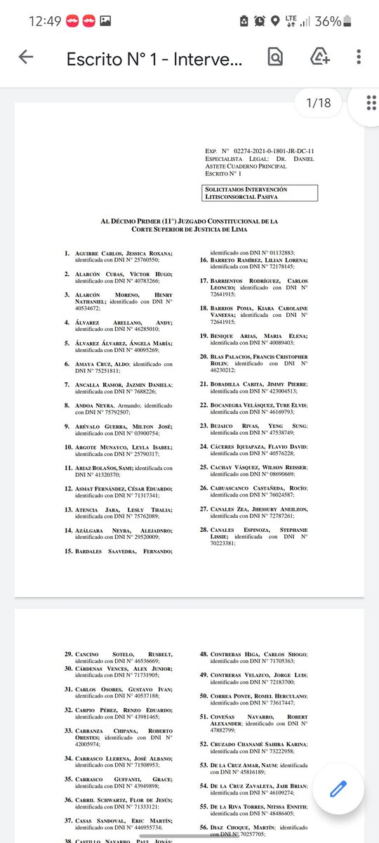 FiorelaInes's tweet photo. #ATENCION Ayer, más de 100 ciudadanos y ciudadanas solicitaron incorporarse al proceso de habeas data iniciado por Fuerza Popular, para oponerse. Todos y todas con una sola consigna: proteger y defender nuestros datos personales.
@AlcaldeNatalie
@lucianolopez27 
@AndreaEstradaH0 https://t.co/YSigGSmLFf