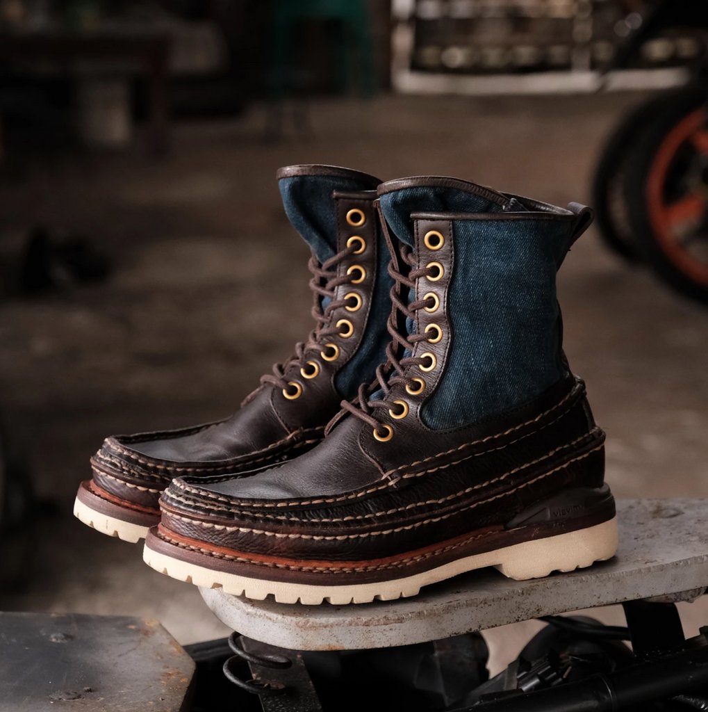 visvim ICT GRIZZLY BOOTS US7 | edgeassistant.com