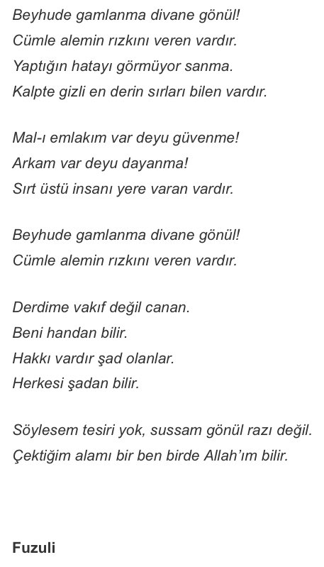 Güne #şiir #arşiv