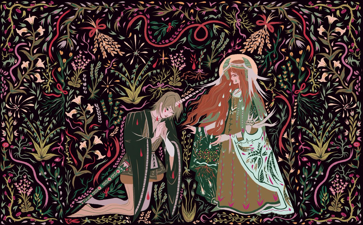 safifesse's tweet photo. Salam #ArtMubarak ! I'm Safiya, an Algerian-Kabyle illustrator and I don't believe in minimalism. 

💌safifesse@gmail.com
✨https://t.co/Y6a15uMLlY https://t.co/XUTec6eyrX