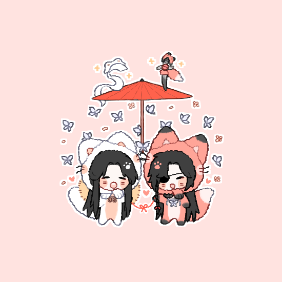 ✨    ☂️    ✨
🌸 🐹 🦊 🦋