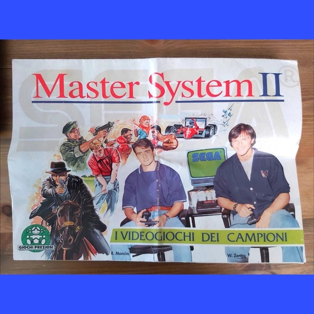 nerd_master's tweet image. Tra la mia collezione si trovano anche pezzi come questo! 🎮🦃

Un poster pubblicitario contenuto nei giochi del #mastersystem con il mitico @mrmancini10 😍😎

Voi lo avete mai visto? 😜
Fatecelo sapere nei commenti! 👇✨

#sega #mastersystem2 #nintendo #sonic #sonicthehedgehog…