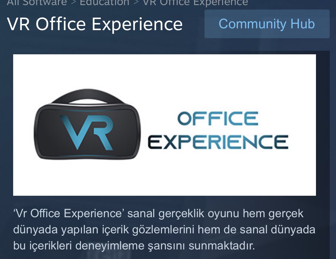 VR Office Experience #sanalgerceklik oyunumuz <a href="/Steam/">Steam</a> de yayında. @iauyenimedya öğrencilerimizi kutluyorum. <a href="/iauif/">İletişim Fakültesi</a> 

#vrofficeexperience #iauyenimedya #virtualreality #steam #steamgames #game #sanalgerçeklik #virtualrealitygames

bit.ly/3xQ1NMW