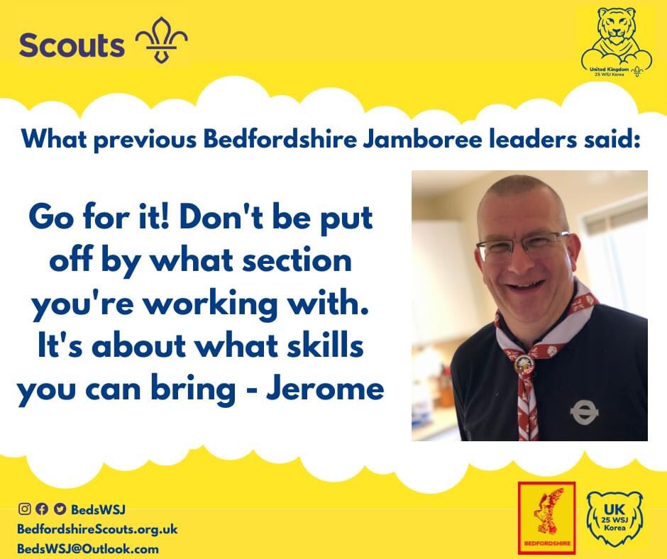 Bedfordshire World Scout Jamboree Unit. tweet media
