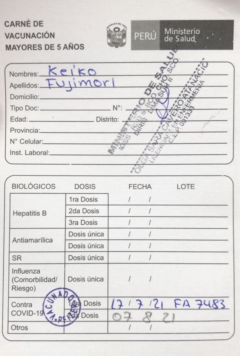 Keiko Fujimori tweet media