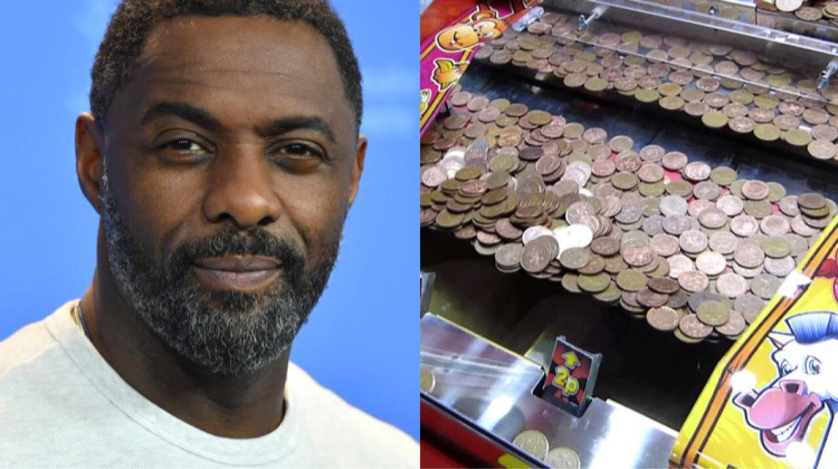 Idris Elba arrested on suspicion of shoulder-barging a coin pusher machine in Margate in 1998