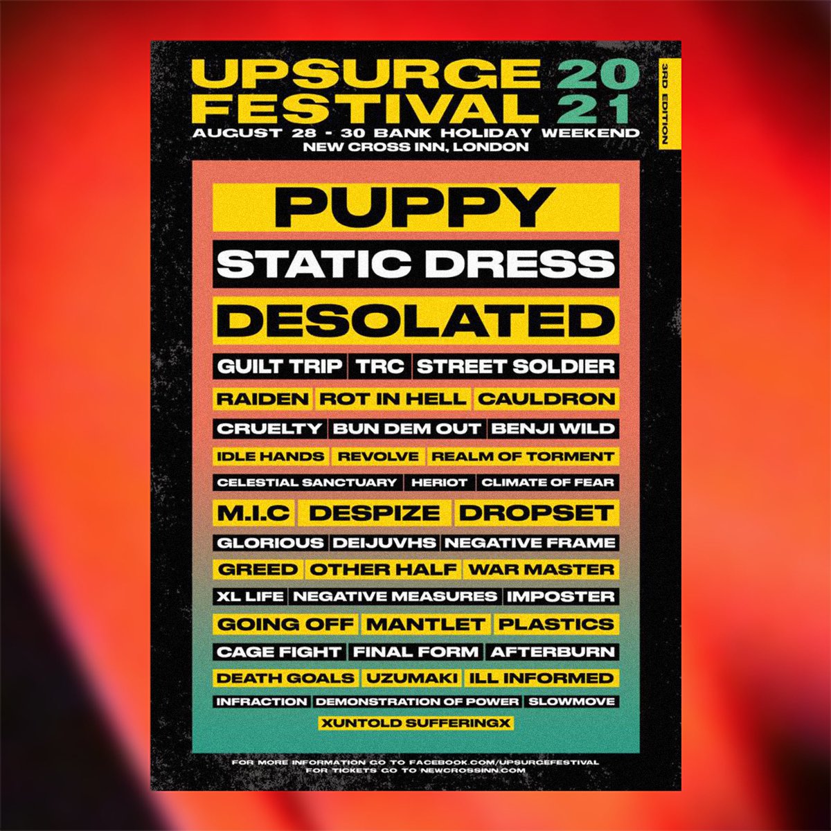 Our first show back is just over a month away. 

29.08.21 - <a href="/Upsurge_Fest/">upsurge_festival</a> 

Tickets - bit.ly/3iE1gHF

#heriot #upsurgefestival
