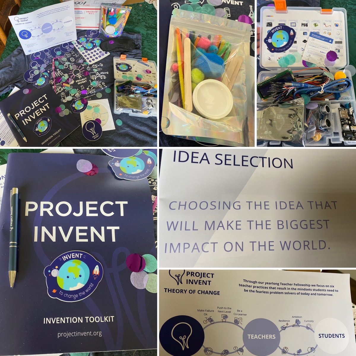 AISD_Makerspace's tweet photo. So excited for our Anna HS Makerspace to have been accepted as a Project Invent Fellow! Check out this super cool toolkit! Canโt wait to get started!
Stay tuned & follow our process!
#CoyotesCreate #MakerCARE https://t.co/z6pXg9yIkQ