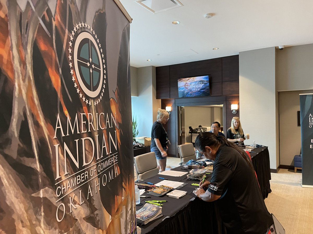 MarketingOkc's tweet photo. The #office for the next few days. Can’t wait to meet so many new friends and #network at the @aiccok #Gathering @riverspiritcasino in @tulsa_oklahoma Watch for our videos as we help document this grand business gala of #Native owned businesses #nativeoklahoma #Beinspirational https://t.co/RcxJvdHWAK