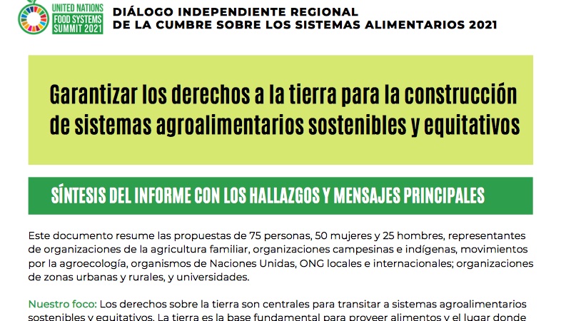 LandPortal_es's tweet photo. De interés: #Resumen Diálogo Independiente #FSSummit Garantizar #derechosAlaTierra para la construcción de sistemas agroalimentarios sostenibles y equitativos 🌽🥕
Organizado por @ILCLatinAmerica @filac_ @LANDacademy @Whh_Sam @landportal , entre otros.
https://t.co/dSWvKsmx8M https://t.co/JJS4zVulj5