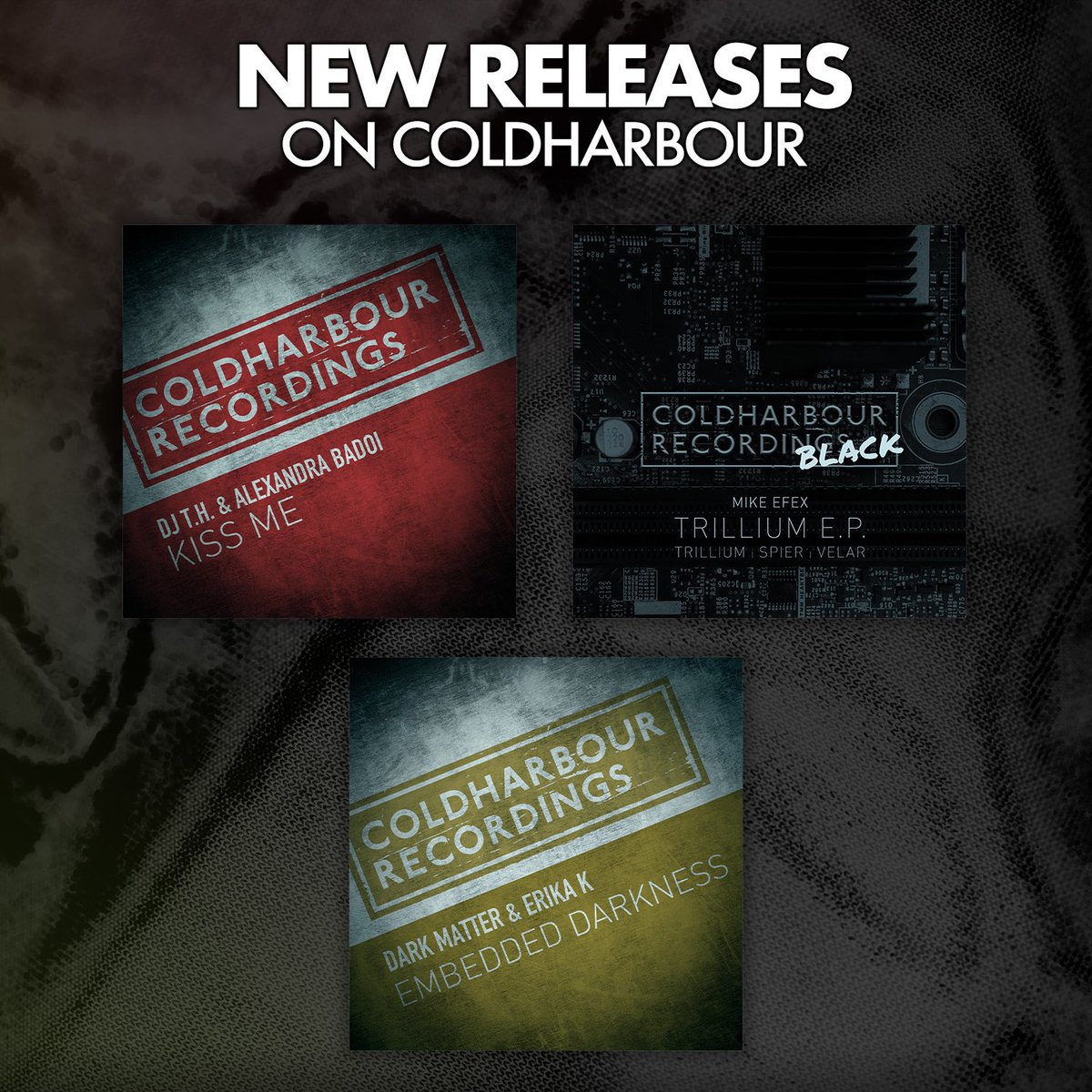 New releases on #Coldharbour &amp; #ColdharbourBlack 🎶 <a href="/DJ_T_H/">DJ T.H.</a> <a href="/alexandrabadoi/">Alexandra Badoi</a> <a href="/MikeEFEX/">Mike EFEX Official</a> @Dreamydawnmusic <a href="/ErikaKmusic/">Erika K</a> - coldharbourrecordings.com