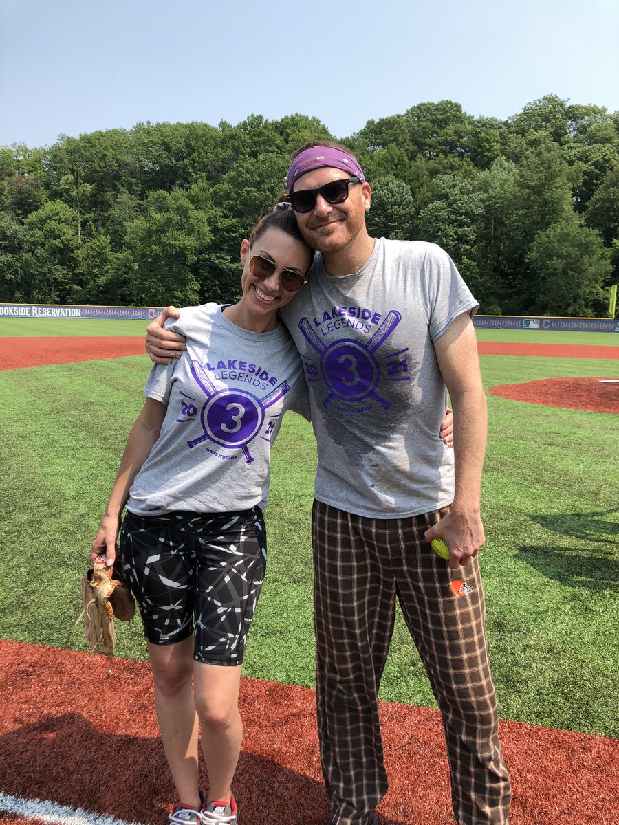 denisep's tweet photo. What a game! The 3News Softball Classic has a winner! After seven hard fought innings, the Downtoen Dynamos beat the Lakeside Legends, 27-12! @wkyc #3News https://t.co/4IMFXSwpy2