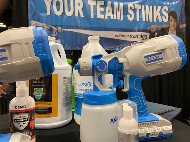 BrandonXanigo's tweet photo. #YourTeamStinks doesn't mean you can't fix it! Stop over to the @XanigoSprayer booth (#21008) at the @THSCAcoaches convention and see how you can get rid of locker room smell in less than 5 mins a day!
#txhsfb #thsca #CoachingSchool https://t.co/N411GFIXip