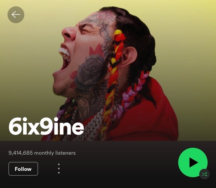 KEEMSTAR's tweet image. Wow @KSI passed 6ix9ine in monthly listeners. #DramaAlert