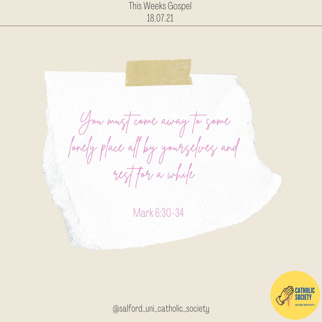 SalfordCathSoc's tweet image. ✨A snippet from today’s Gospel✨
#catholic #cathsoc #catholicyouth #catholicstudents #gospel #scripture