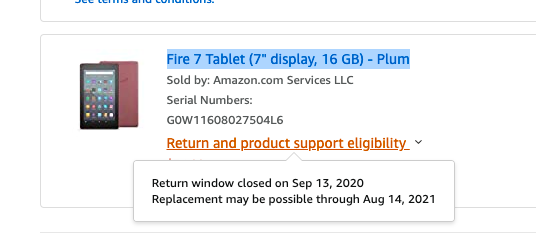 JudeRossPYP's tweet photo. Wow. @amazon is totally failing. Promised a replacement before Aug but now is saying cannot do this. Fire tablet stops working within a year? This is customer service? #amazonfire #tabletamazon #amazondevices #amazon # https://t.co/Xl9pAwFD1O