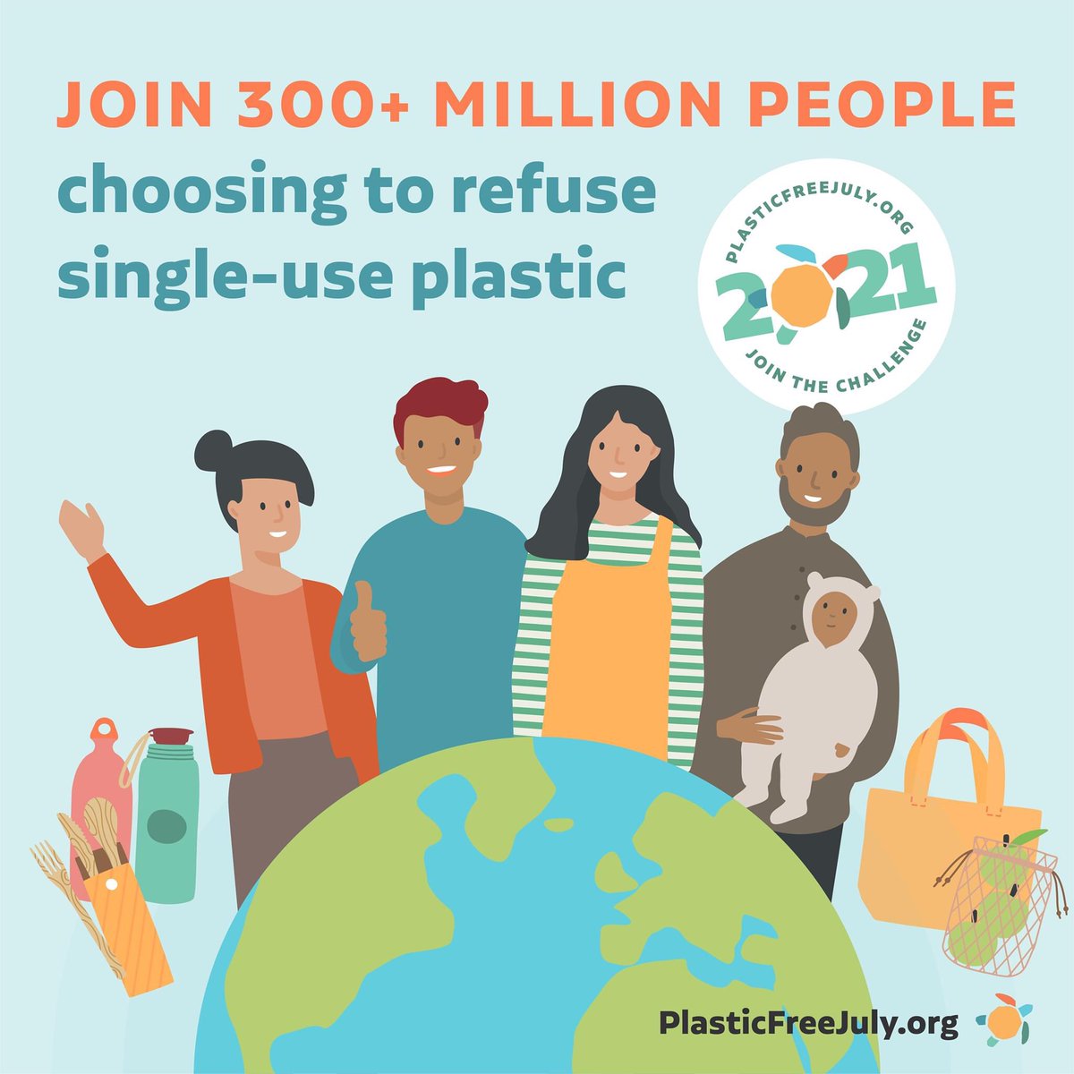 Let’s join <a href="/PlasticFreeJuly/">Plastic Free July</a> to learn more about this global movement that helps millions of people be part of the #solutiontoplastic pollution
#plasticfreejuly #singleuseplastic #singleuseplasticfree #evergreencloth #joinplasticfreejuly #nostraws #noplasticsilverware #noplastic