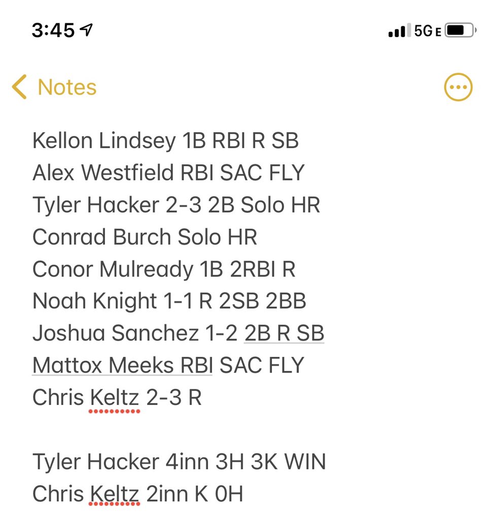 Finished pool play this morning winning 9-4 over CBU National! <a href="/TylerHacker3402/">Tyler</a> and <a href="/ConradBurch3/">conrad</a> hit Back to Back 💣 💣 on to bracket play 5pm vs Royals Scout Team #PG15uWS #2024ScorpGang <a href="/ScorpsCenter/">ScorpsCenter</a>