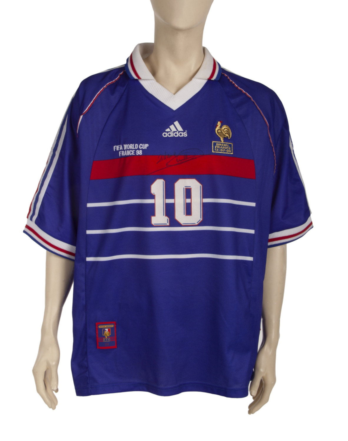 ZIDANE 1998 Worldcup Retro parquetecnologicocaren.cl