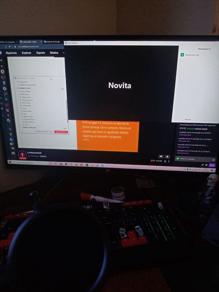 Lockdown0x0's tweet image. Novita en los controles y coordinación de las charlas y talleres de #Lockdown0x0

Crack!
#Ciberseguidad #Cybersecurity #infosec #Tecnologia #Technology #Hacking #comunidad #Opensource #Security #Ciberdefensa #Seguridad #seguridadTI #Seguridadinformatica #Hack #Girls
