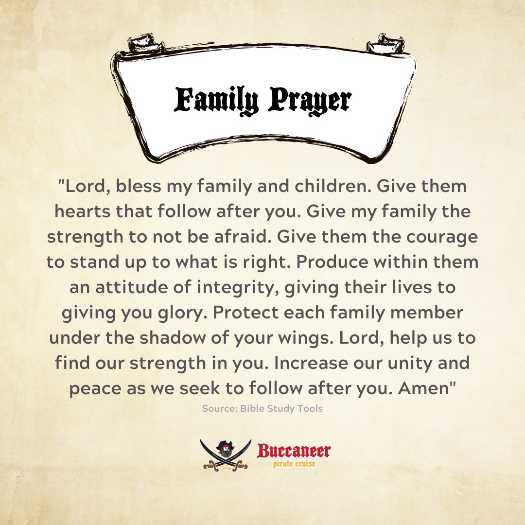 Today's Sunday Reflection is a "Family Prayer" that we found from #BibleStudyTools  ✝️ 📖 🙏  !  We return for a full week of fun starting on Monday! Book online at bit.ly/3n2BY7u
.
.
.
.
.
.
#Family #FamilyPrayer #BibleStudyTools #FaithBasedBusiness #Destin #DestinFL