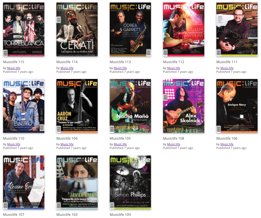 Buscando una entrevista que hice, encontré unas ediciones de la revista #MusicLife 🥰 

Son portadas a #EnriqueNery, #Cerati, <a href="/rosinoserrano/">Rosino Serrano</a> @AaronCruzB  <a href="/ALoveElectric/">A Love Electric</a> <a href="/abrahambarrera3/">abraham barrera</a> <a href="/torrewhitey/">j_m_torreblanca</a> #CoreaGarrett #SimonPhillips <a href="/syntekoficial/">Prakash Panta</a> y+

🎶👉 issuu.com/musiclife