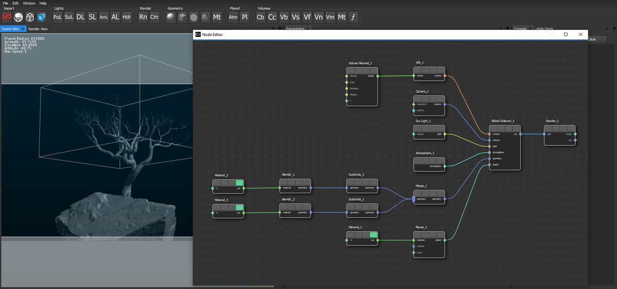 sergenern's tweet photo. And the graph network for the scene. https://t.co/c7oUXL9heI