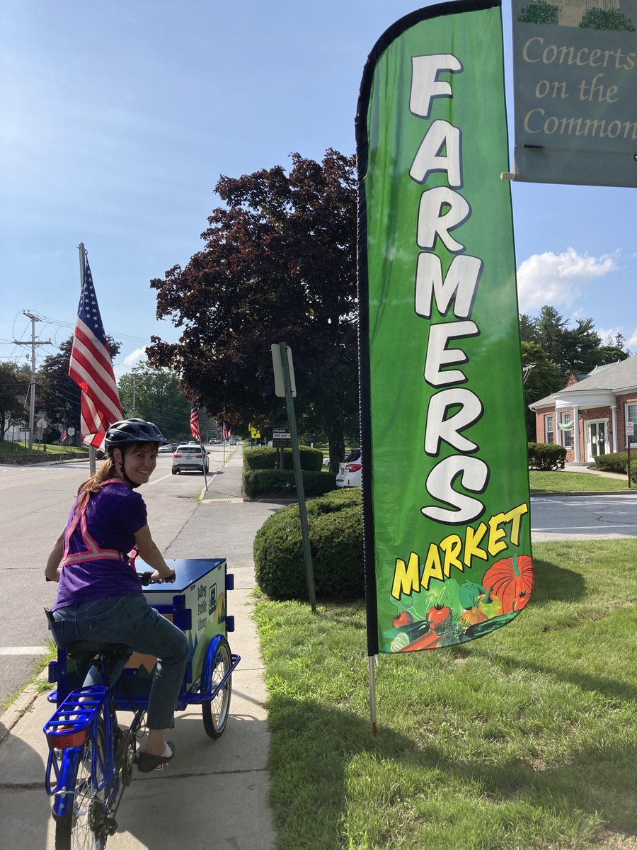 ABOS_Outreach's tweet photo. "We have only had our book bike one week but we already love it! Our community is so excited to see us out and about town."-- Jaffrey Public Library (NH)
P.S. The community will submit names for the book bike soon.
#BookBikeWeek https://t.co/Xsk64kSaOA