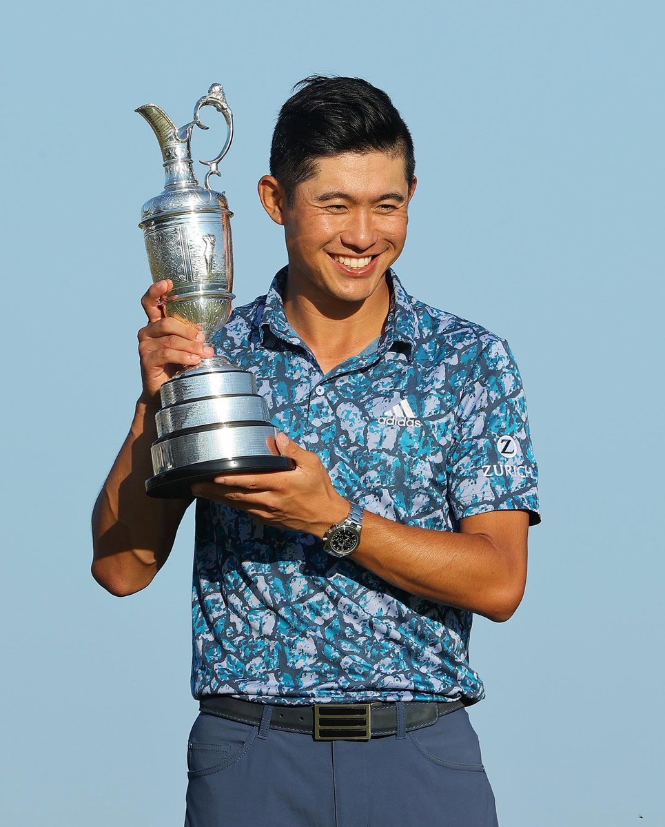 collin_morikawa's tweet image. “Champion Golfer of the Year”