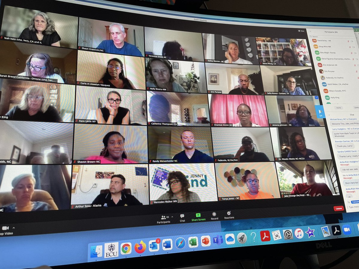 Honoring those on whose land we reside. WELCOME Cohort 3! Seventeen states represented and numerous indigenous groups honored. <a href="/EProjecti4/">ECUProjecti4</a> #ecui4
