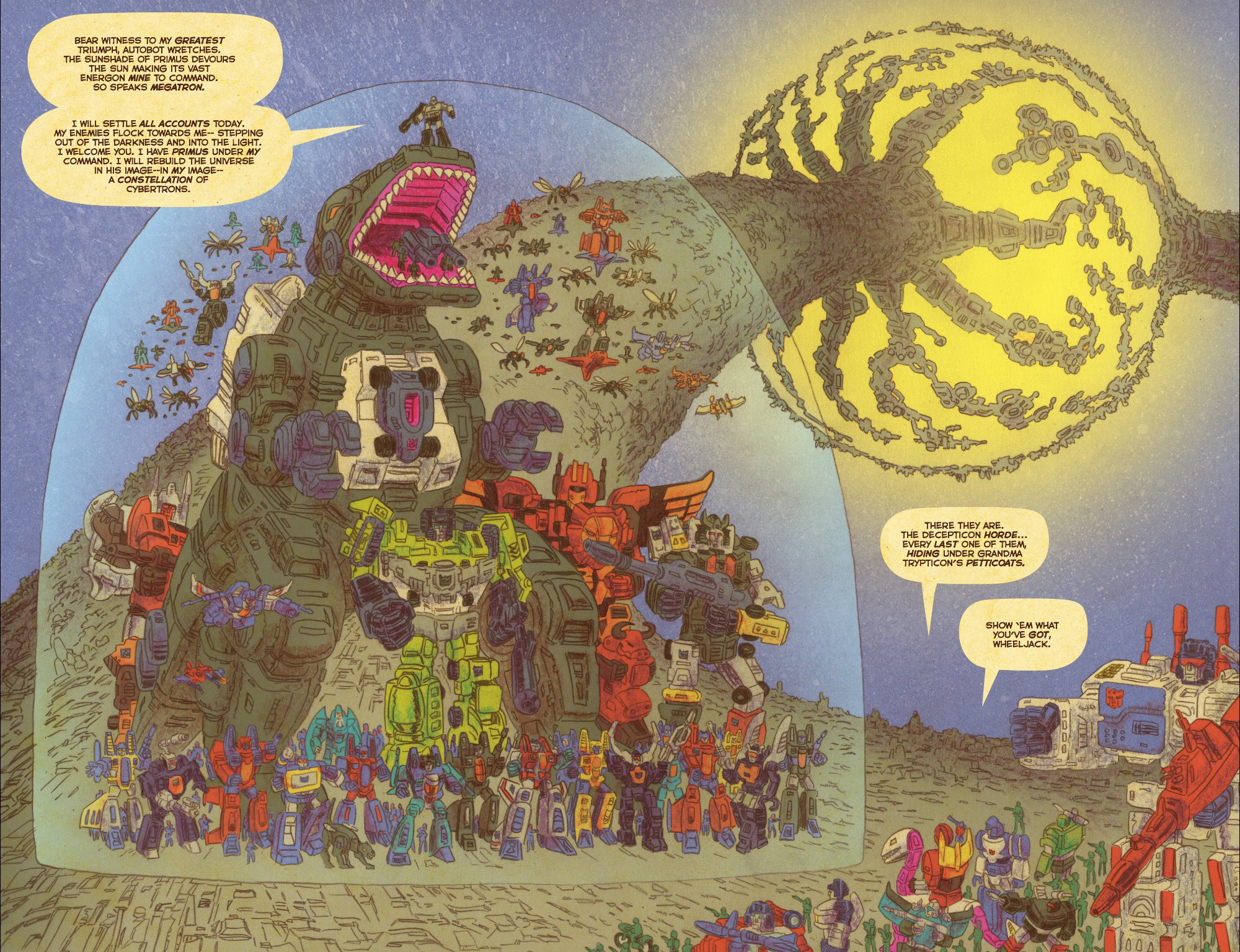 Cool Comic Art on Twitter "Transformers vs. G.I. Joe (2014) art by Tom