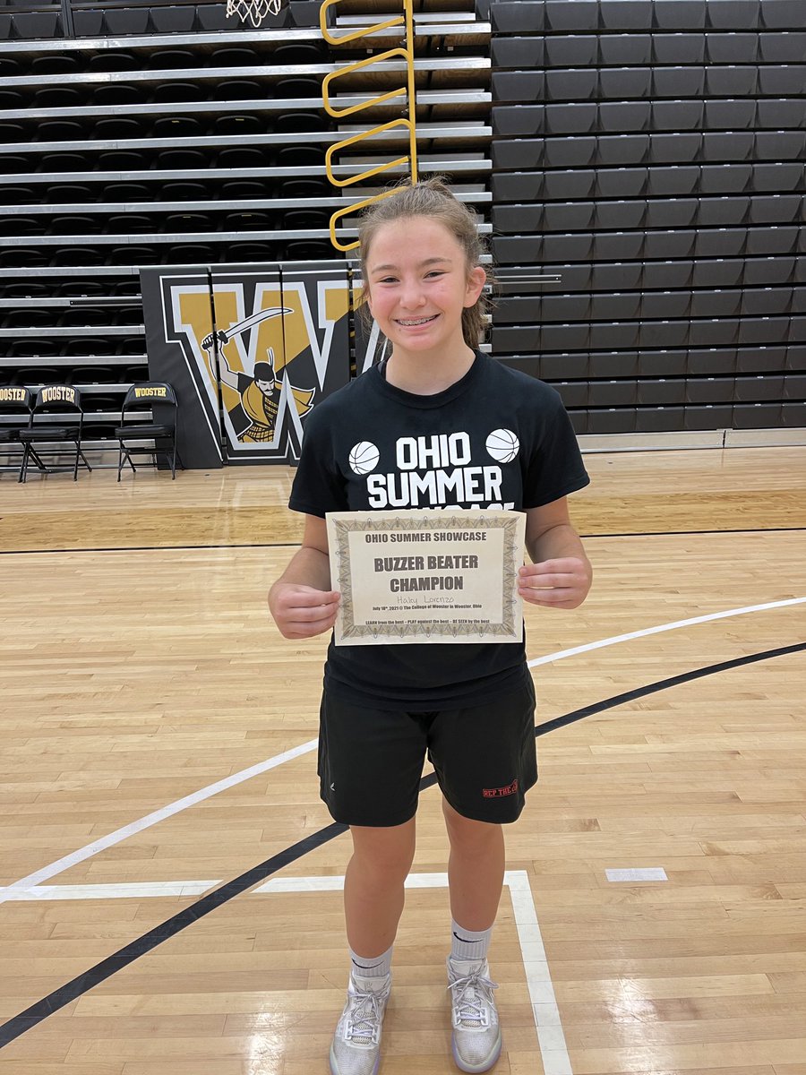 Congratulations to our winners of the Buzzer Beater contest at the #OhioSummerShowcase! 

Tai Roberts - Andrews Osborne 

Laura McCoy - Labrae 
<a href="/laura_mccoy11/">laura</a>

Emily Baer - Toledo Central Catholic 
<a href="/Emilybaer29/">Emily Baer</a> 

Haley Lorenzo - Barberton