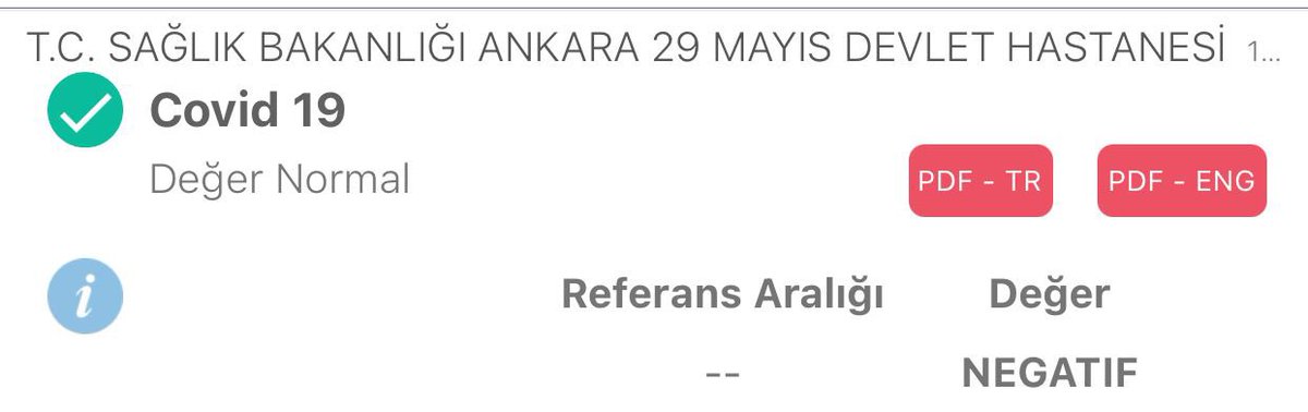 Bi covid testini daha başarıyla tamamladım..Sıra diğerlerinde 😂😂