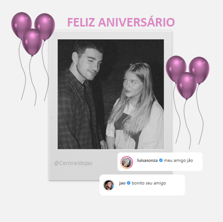centraldojao's tweet photo. Feliz aniversário @luisasonza muito sucesso no seu novo ciclo, que #DOCE22 ganhe cada vez mais esse mundão, Boas energias gatinha da Central de fãs do seu amigo @jaoromania #DOCE22LuisaSonza #VIPLuisaSonza #melhorsozinha https://t.co/kiIMNnaGdL