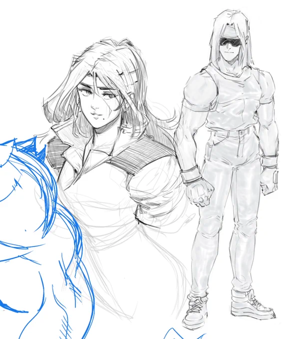 Stream doodles with the illustrious @BenFiquet and @BannonRudis !

Let's do it again sometime (and with better drawing software! lol) 
