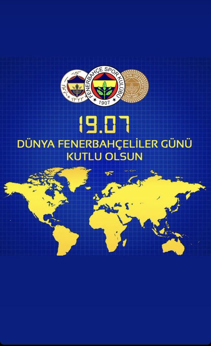 Dünya Fenerbahçeliler günü kutlu olsun #19.07