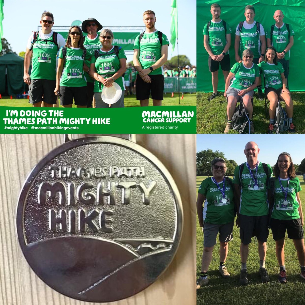 LynnPuttock's tweet photo. We did it! Walked 26 miles of The Thames Path from Windsor to Henley supporting @macmillancancer. #macmillanmightyhike #thethamespath https://t.co/SjanKb7uLm