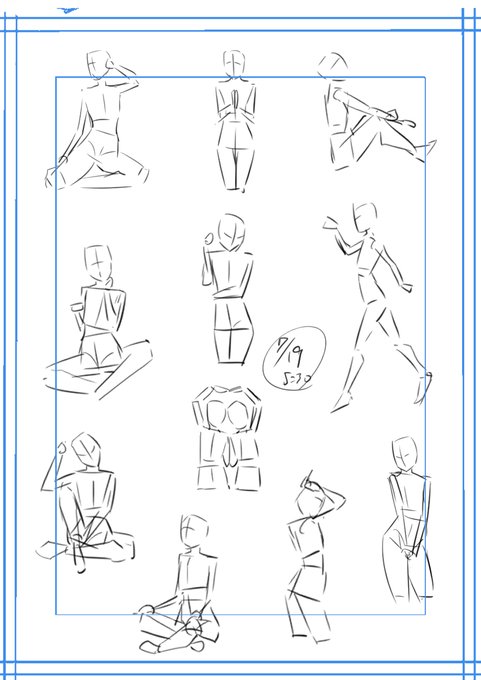 おはようございました☀️
今日も暑くなりそうですが頑張って乗り切りましょう! お絵かきコツコツ頑張るぞぃ!٩( 'ω' )و 
#朝練60秒クロッキー 