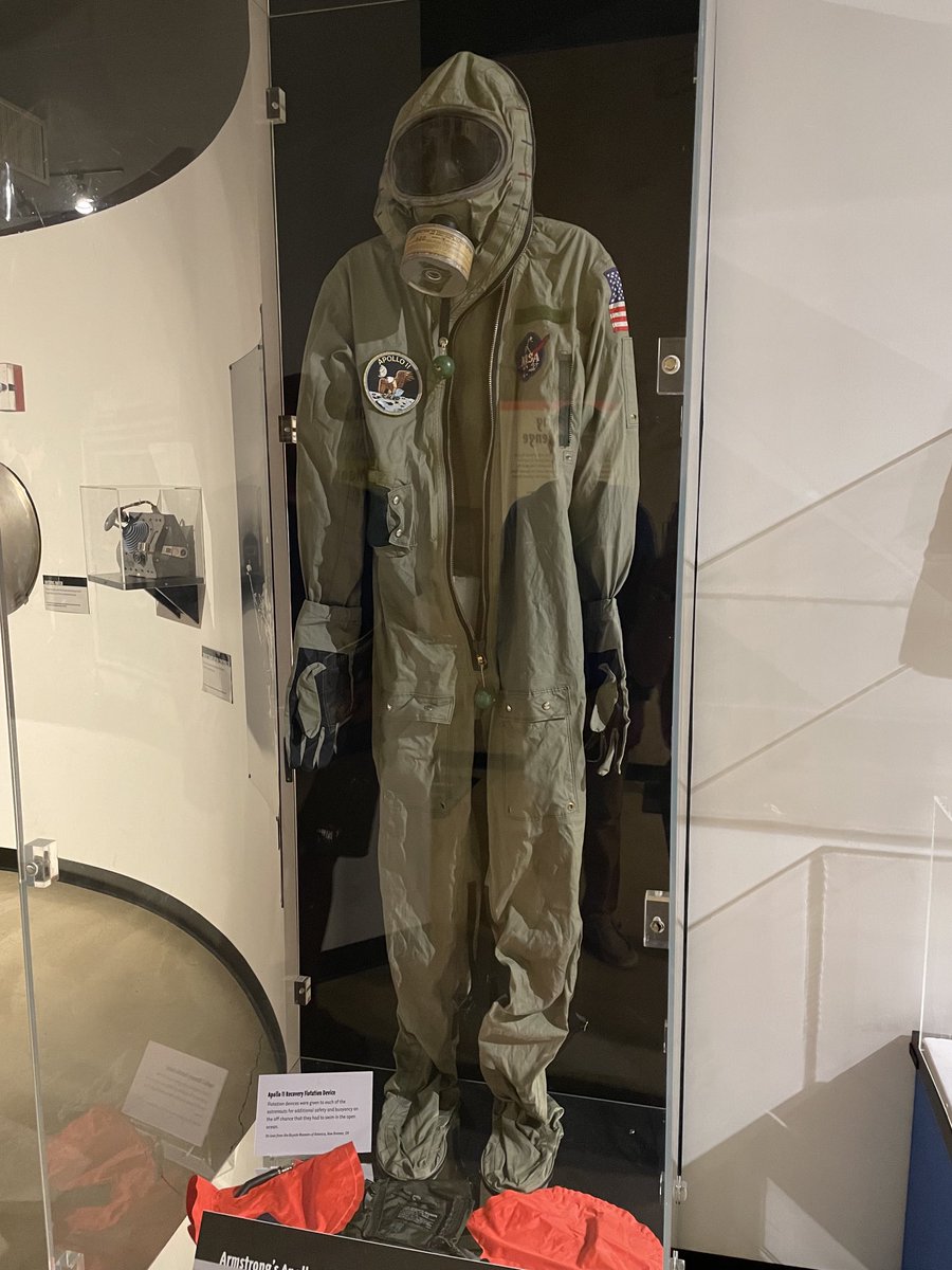 Neil Armstrong’s Apollo 11 Bio- Isolation Garment (BIG) is now on display at ⁦@ArmstrongSpace⁩ . Very cool to see their new Apollo 11 exhibit items.