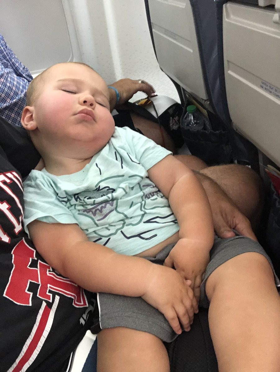 CoachPehrson's tweet photo. Connecting flight @united…
Boarding lady: He have a boarding pass?
Me: No he’s a baby. (Holding all 35 LBs)
BL: Over two can’t be a lap baby! (Wheels spinning in her head) Ooor is he just over sizzz (tries to stop from insulting us).
Me: 🙂
#LargeBaby
#HoistTheFlag🏴☠️
#WreckEm https://t.co/uSqc0OAoDt