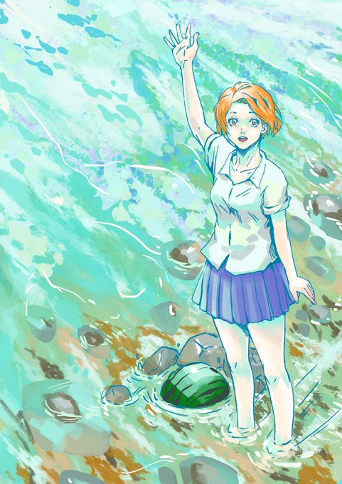梅雨明けのtwitterイラスト作品 梅雨明けのtwitterイラスト作品
