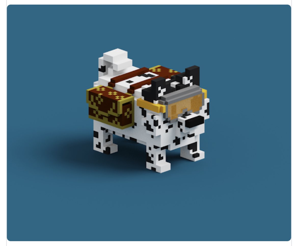 Very first NFT. Let’s goooooo <a href="/VoxHoundz/">VoxHoundz</a>!!!!